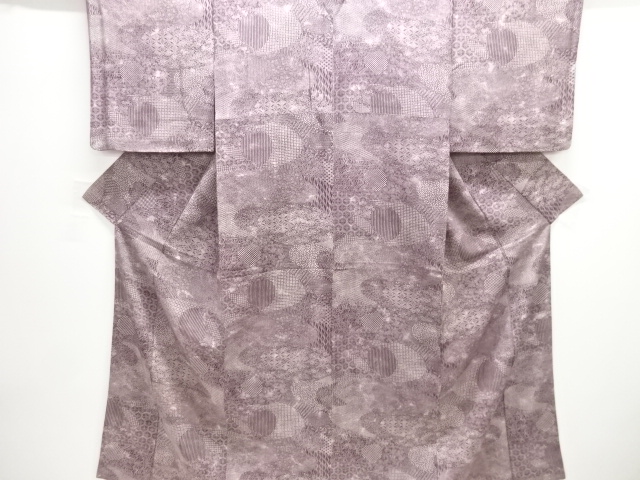 JAPANESE KIMONO / KOMON / FLOWER CLASSICAL PATTERN